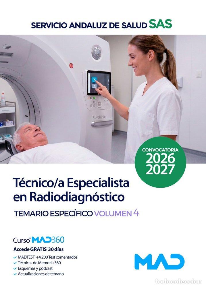 Livros: TECNICO/A ESPECIALISTA RADIODIAGNOSTICO TEMARIO 4 ANDALUCIA - AA.VV