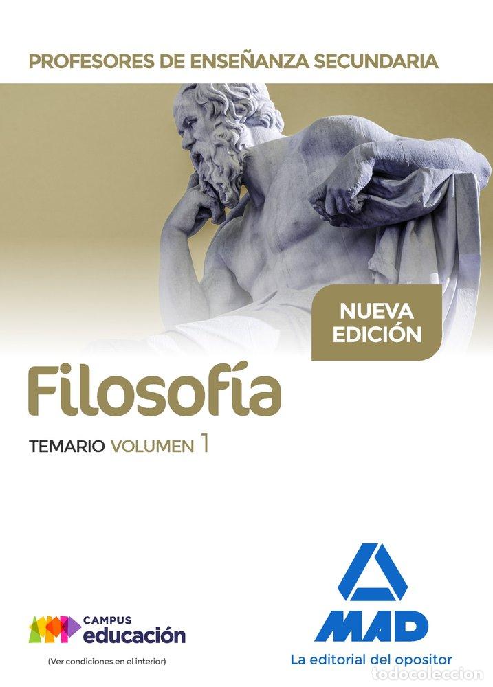 books: PROFESORES ENSE&Ntilde;ANZA SECUNDARIA FILOSOFIA VOLUMEN 1 - SU&Aacute;REZ VILLEGAS, JUAN CARLOS