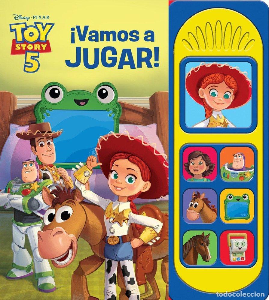 Libros: DISNEY PIXAR TOY STORY 5 VAMOS A JUGAR LIBRO CON 7 BOT - TOY STORY