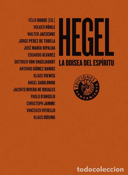 Libros: HEGEL LA ODISEA DEL ESPIRITU - AA.VV