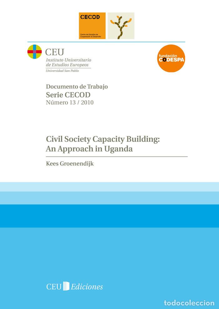 Livres: CIVIL SOCIETY CAPACITY BUILDING: AN APPROACH IN UGANDA - GROENENDIJK, KEES