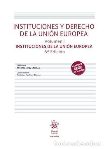 Libros: INSTITUCIONES Y DERECHO UNION EUROPEA VOLUMEN I INSTI 6&ordf; ED - LOPEZ CASTILLO, ANTONIO