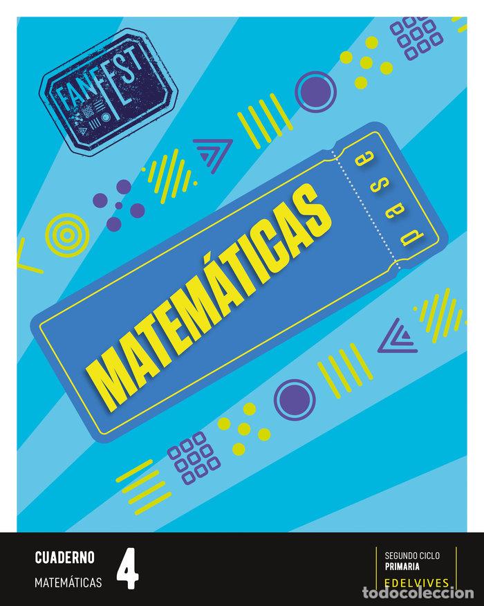 Livres: CUADERNO MATEMATICAS 4&ordm;EP C.LEON/GAL 23 FANFEST - AA.VV