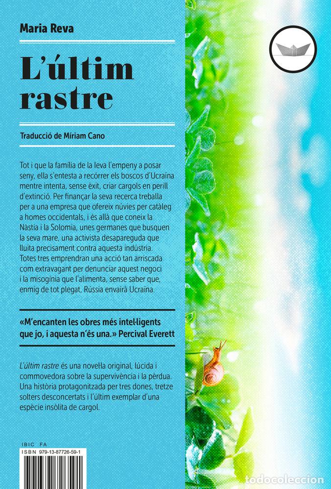 Libros: L'ULTIM RASTRE - REVA, MARIA