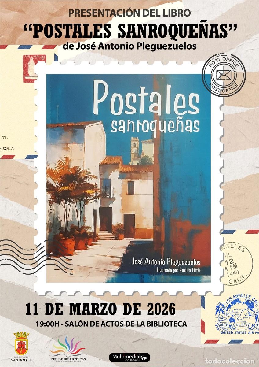Libros: Jos&eacute; Antonio Pleguezuelos. Postales de San Roque.