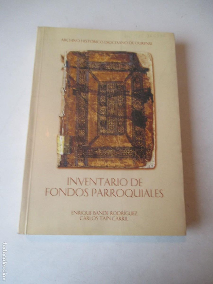 Libros: ENRIQUE BANDE, CARLOS TAIN Inventario de fondos parroquiales W42214