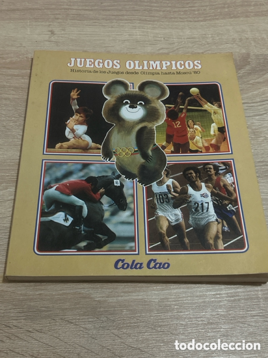 Libros: Libro &aacute;lbum Juegos Ol&iacute;mpicos ColaCao vac&iacute;o