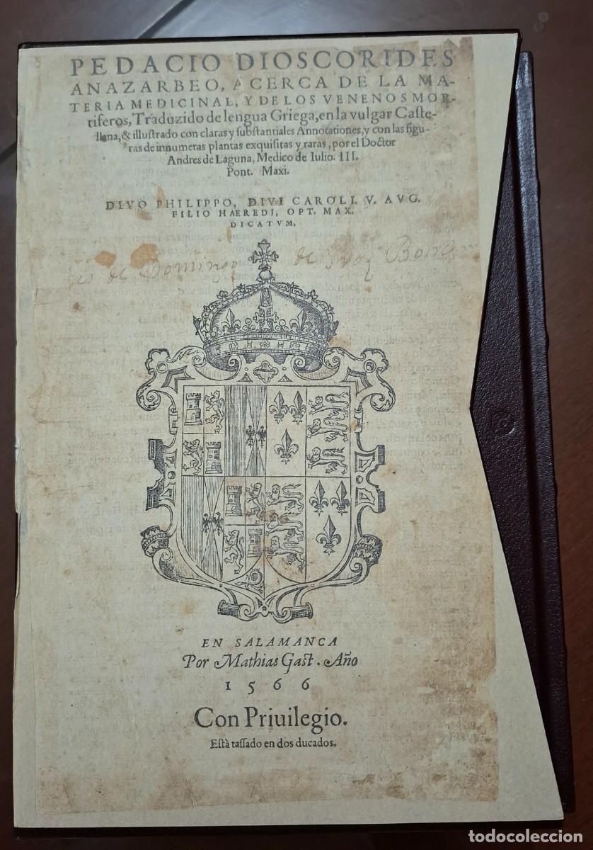 Libros: PEDACIO DIOSC&Oacute;RIDES: Acerca de la Materia Medicinal y de los Venenos Mort&iacute;feros