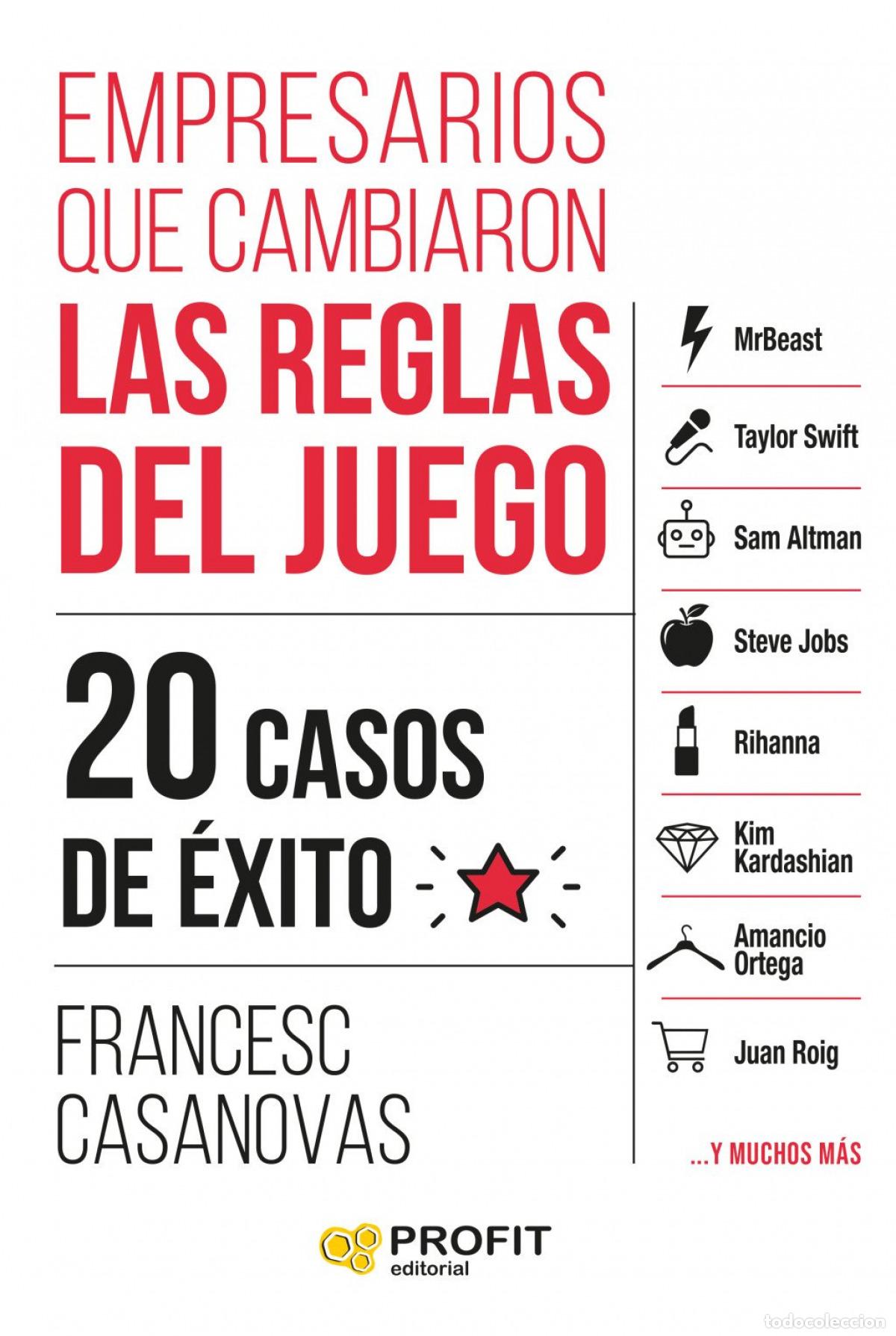 Libros: EMPRESARIOS QUE CAMBIARON LAS REGLAS DEL JUEGO - Casanovas, Francesc
