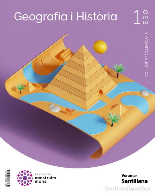 Libros: GEOGRAFIA HISTORIA 1&ordm;ESO VALENCIA 22 CONSTRUIM MONS - AA.VV