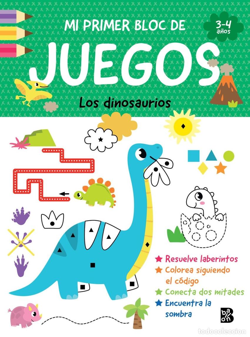 Libri: MI PRIMER BLOC DE JUEGOS- LOS DINOSAURIOS - BALLON