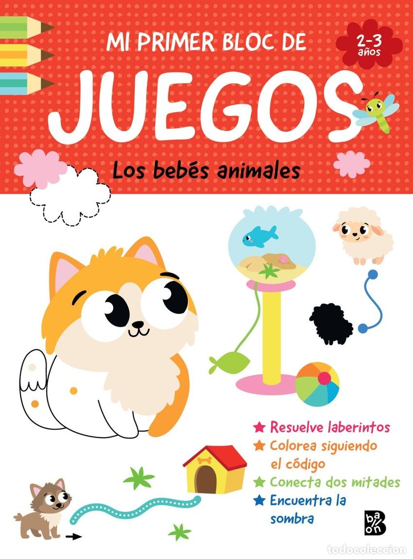 Libri: MI PRIMER BLOC DE JUEGOS- LOS BEBES ANIMALES - BALLON