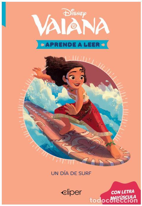 Libros: DISNEY. APRENDE A LEER CON LETRA MAY&Uacute;SCULA - EL D&Iacute;A DE SURF. - DISNEY