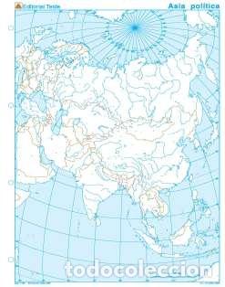 Livres: MAPA MUDO ASIA POLITICO (100 UDS) - VARIOS AUTORES