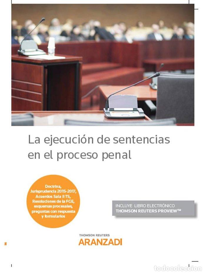 Libros: EJECUCION DE SENTENCIAS PENALES DUO - ARANZADI, DEPARTAMENTO DE REDACCI&Oacute;N