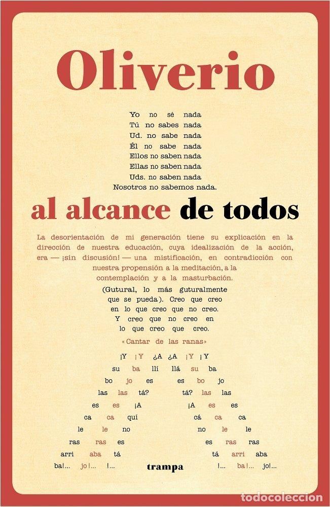 Libri: OLIVERIO AL ALCANCE DE TODOS - GIRONDO, OLIVERIO