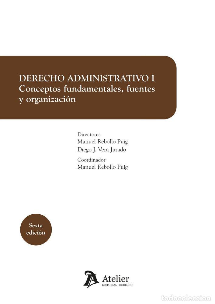 Libros: DERECHO ADMINISTRATIVO TOMO I CONCEPTOS FUNDAMENTALES FUENT - MANUEL REBOLLO PUIG