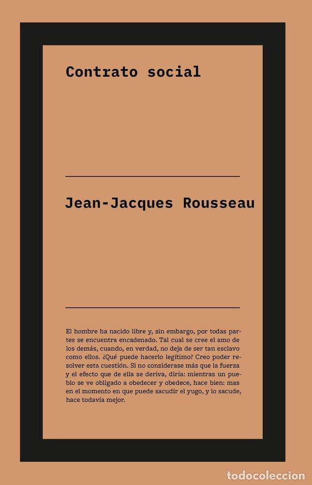 Libri: CONTRATO SOCIAL - ROUSSEAU, JEAN-JACQUES