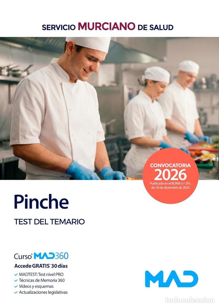 Livros: PINCHE TEST TEMARIO SERVICIO MURCIANO SALUD SMS - AA.VV