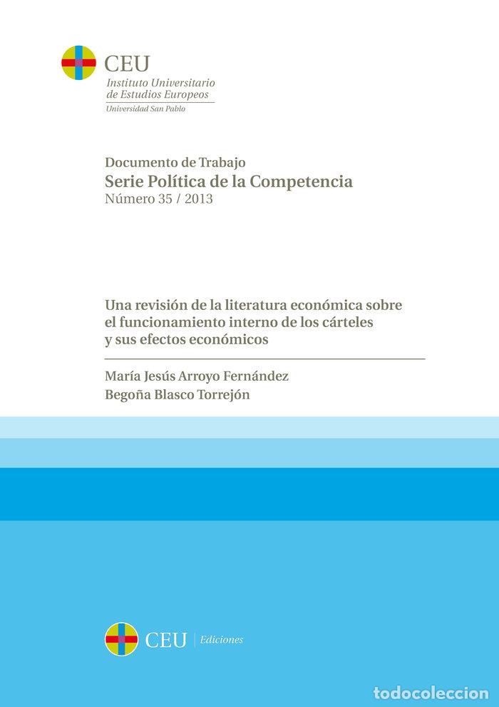 Libros: UNA REVISION DE LA LITERATURA ECONOMICA SOBRE EL FUNCIONAMIE - ARROYO FERN&Aacute;NDEZ, MAR&Iacute;A JES&Uacute;S