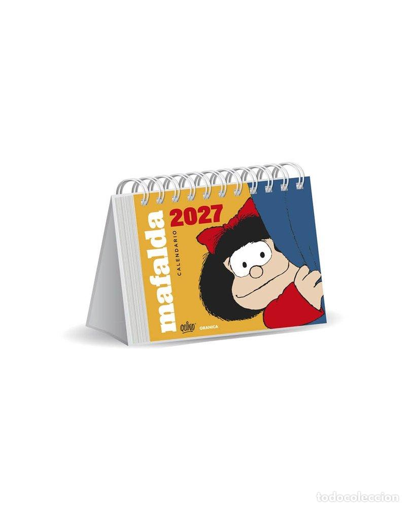 Libros: MAFALDA 2027 CALENDARIO DE ESCRITORIO AMARILLO SIN CAJA - QUINO