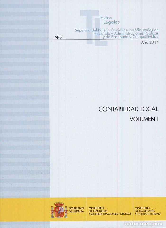 Libros: CONTABILIDAD LOCAL. - CENTRO DE PUBLICACIONES