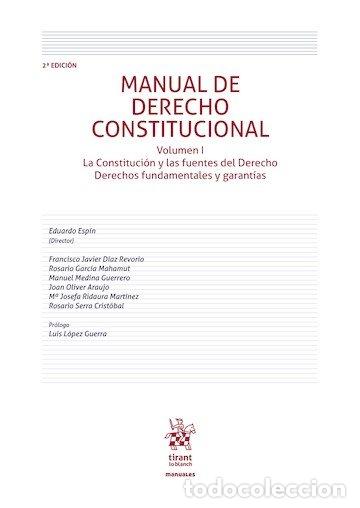 Livres: MANUAL DE DERECHO CONSTITUCIONAL VOLUMEN I 2&ordf; EDICION - ESPIN, EDUARDO
