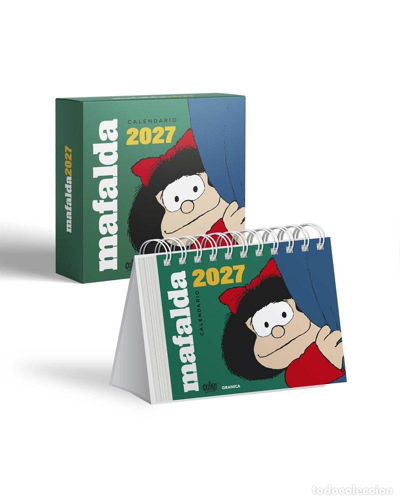 Libri: MAFALDA 2027 CALENDARIO DE ESCRITORIO VERDE CON CAJA - QUINO
