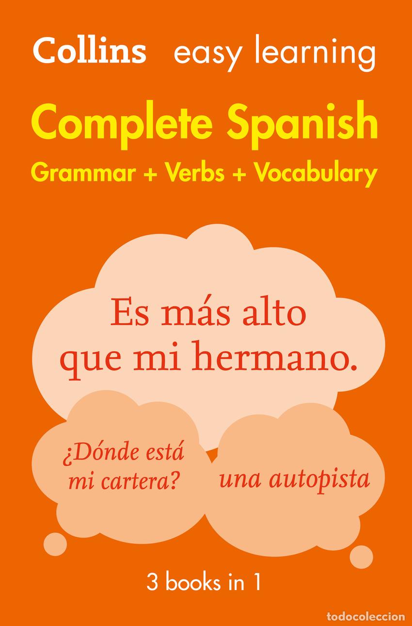 Libros: EASY LEARNING SPANISH COMPLETE GRAMMAR - Ingles - Foto 1