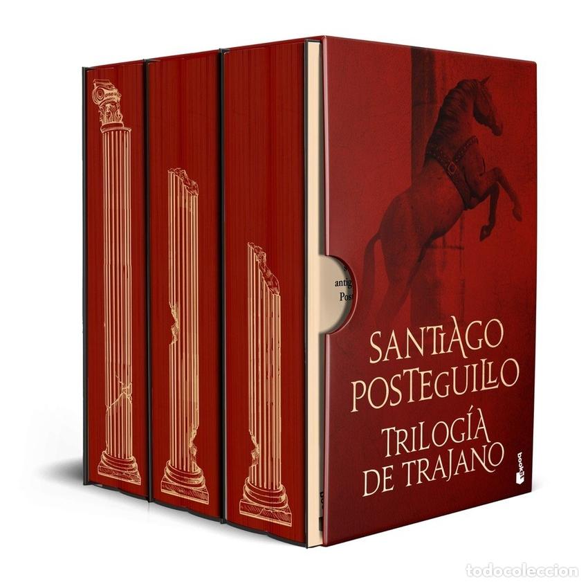 books: ESTUCHE TRILOG&Iacute;A DE TRAJANO. EDICI&Oacute;N ESPECIAL CON CANTOS DECORADOS - POSTEGUILLO, SANTIAGO