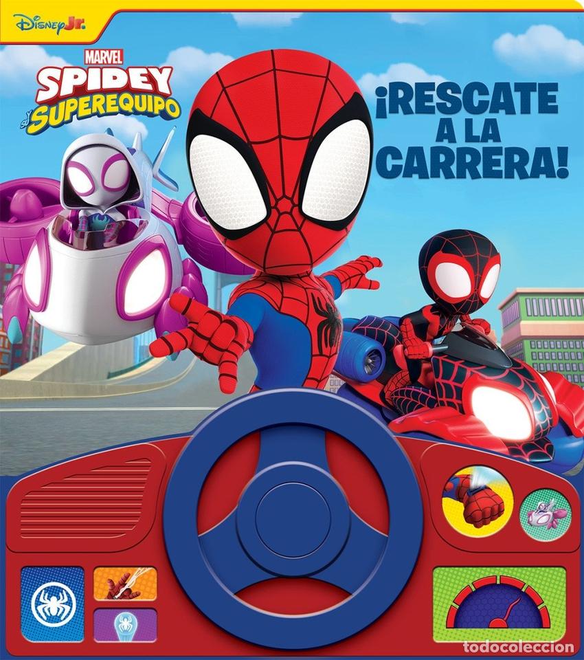 Libros: SPIDEY Y SU SUPEREQUIPO:RESCATE A LA CARRERA/DISNEY JUNIOR - Espanol/Castellano