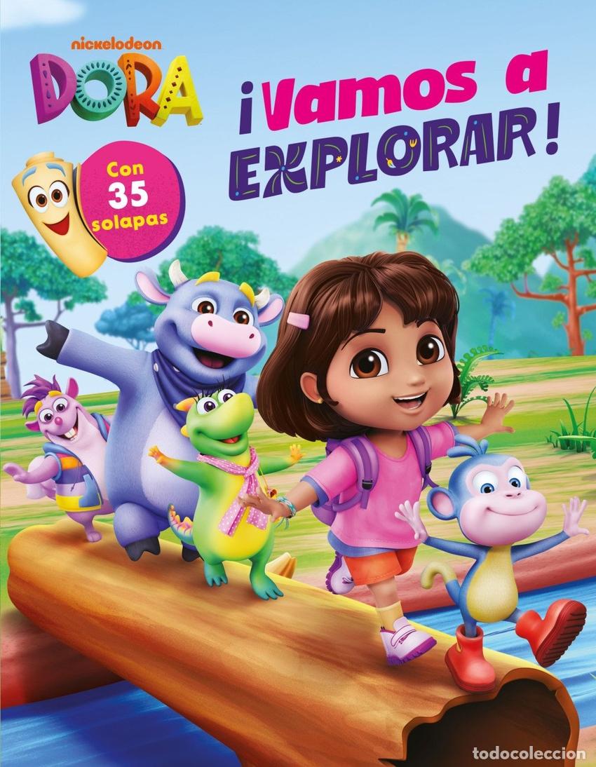 Libros: DORA. VAMOS A EXPLORAR. LIBRO CON SOLAPAS - DORA - Foto 1