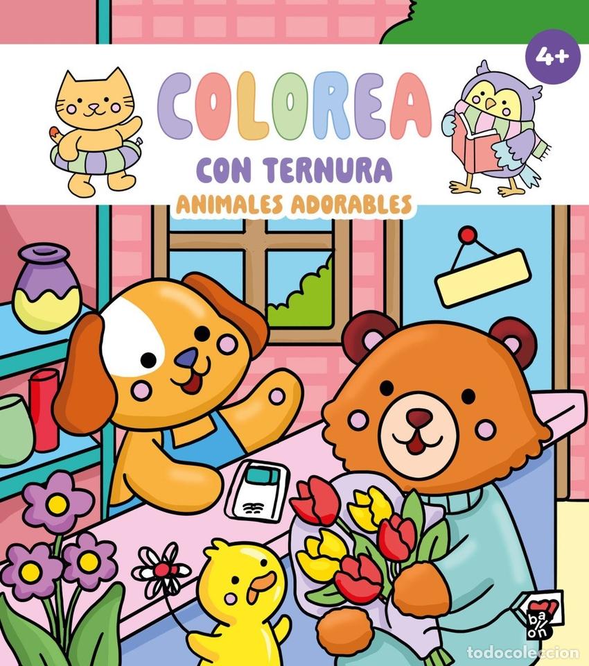 Livros: COLOREA CON TERNURA - ANIMALES ADORABLES - BALLON