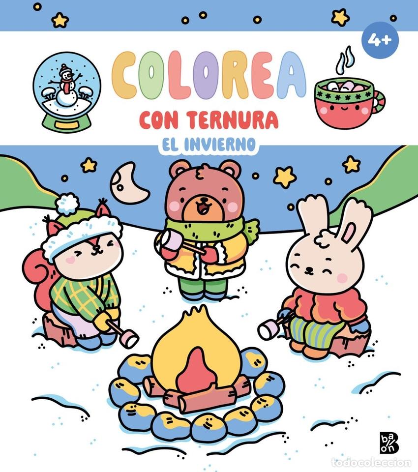 Livros: COLOREA CON TERNURA - EL INVIERNO - BALLON
