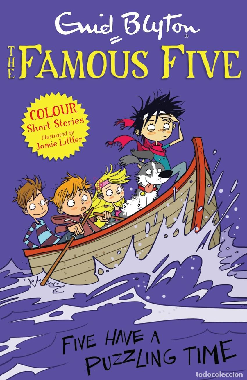 Livros: FAMOUS FIVE COLOUR SHORT STORIES: FIVE HAVE A PUZZLING TIME - Blyton, Enid