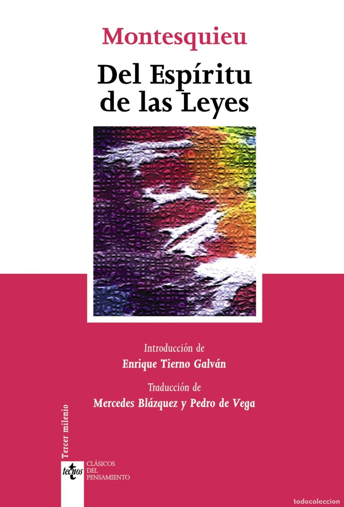 Livros: DEL ESPITITU DE LAS LEYES - MONTESQUIEU