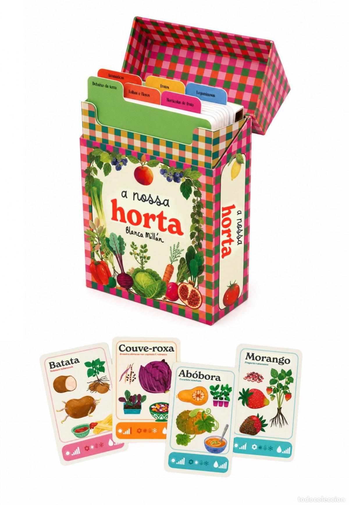 Livres: A NOSSA HORTA (CAIXA COM FICHAS) (PORTUGU&Eacute;S) - Mill&aacute;n, Blanca