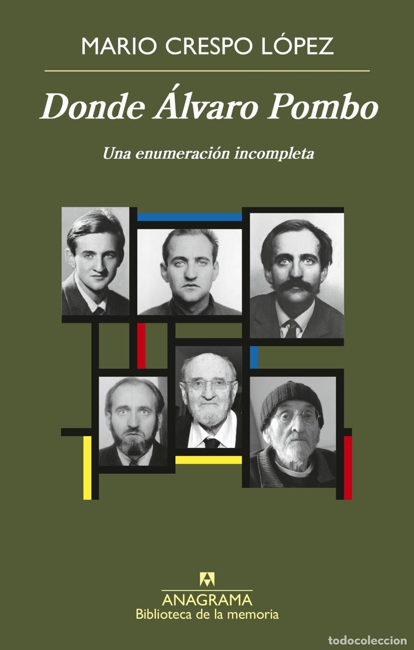Livres: DONDE ALVARO POMBO - CRESPO LOPEZ, MARIO