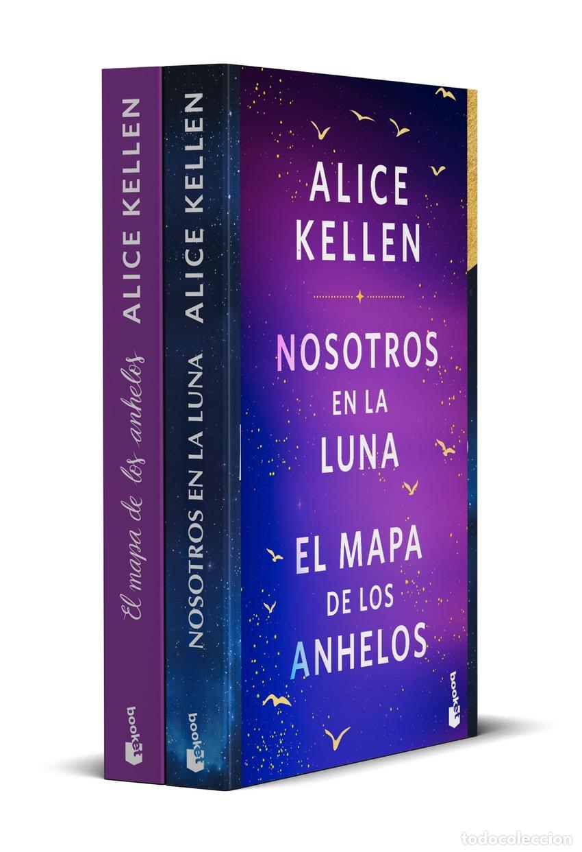 books: PACK NOSOTROS EN LA LUNA + EL MAPA DE LOS ANHELOS - KELLEN, ALICE