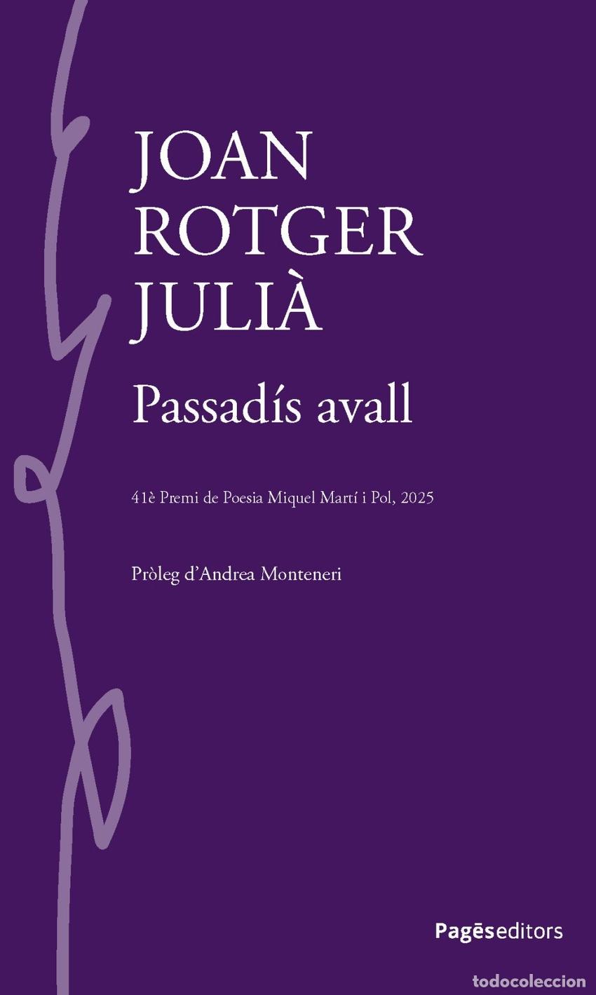Libros: PASSAD&Iacute;S AVALL - Joan Rotger Juli&agrave;