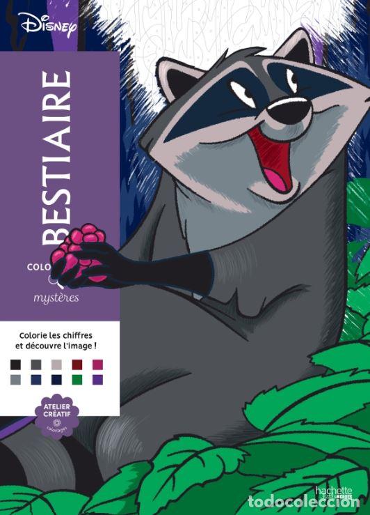 Livres: COLORIAGES MYSTERES DISNEY.BESTIAIRE - Frances