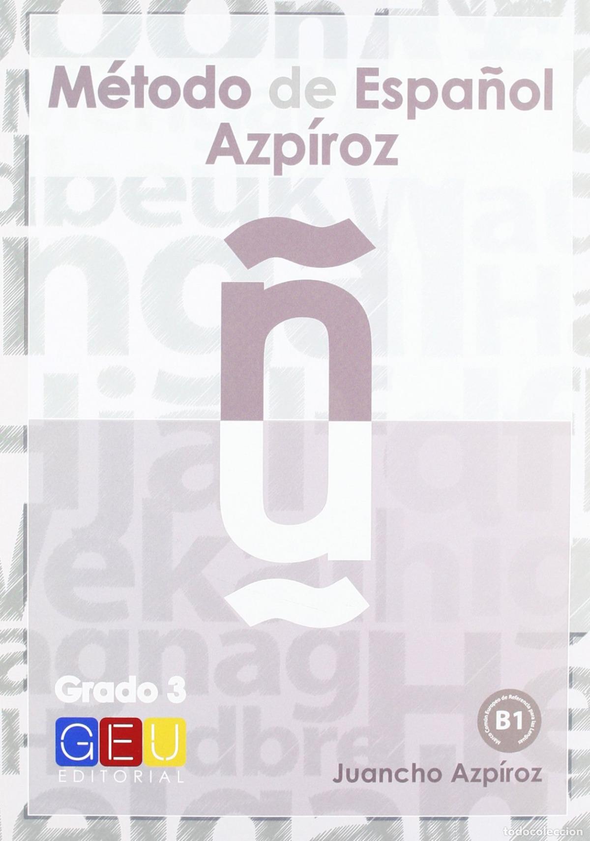 Libros: M&Eacute;TODO DE ESPA&Ntilde;OL AZP&Iacute;ROZ GRADO 3 - Azp&iacute;roz Ill&aacute;n, Juan Ignacio