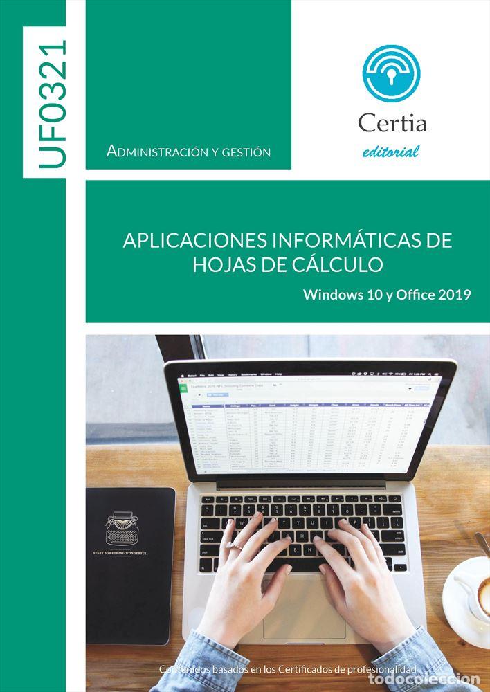 B&uuml;cher: UF0321 APLICACIONES INFORM&Aacute;TICAS DE HOJAS DE C&Aacute;LCULO - Santos Dios, Jos&eacute; Ram&oacute;n