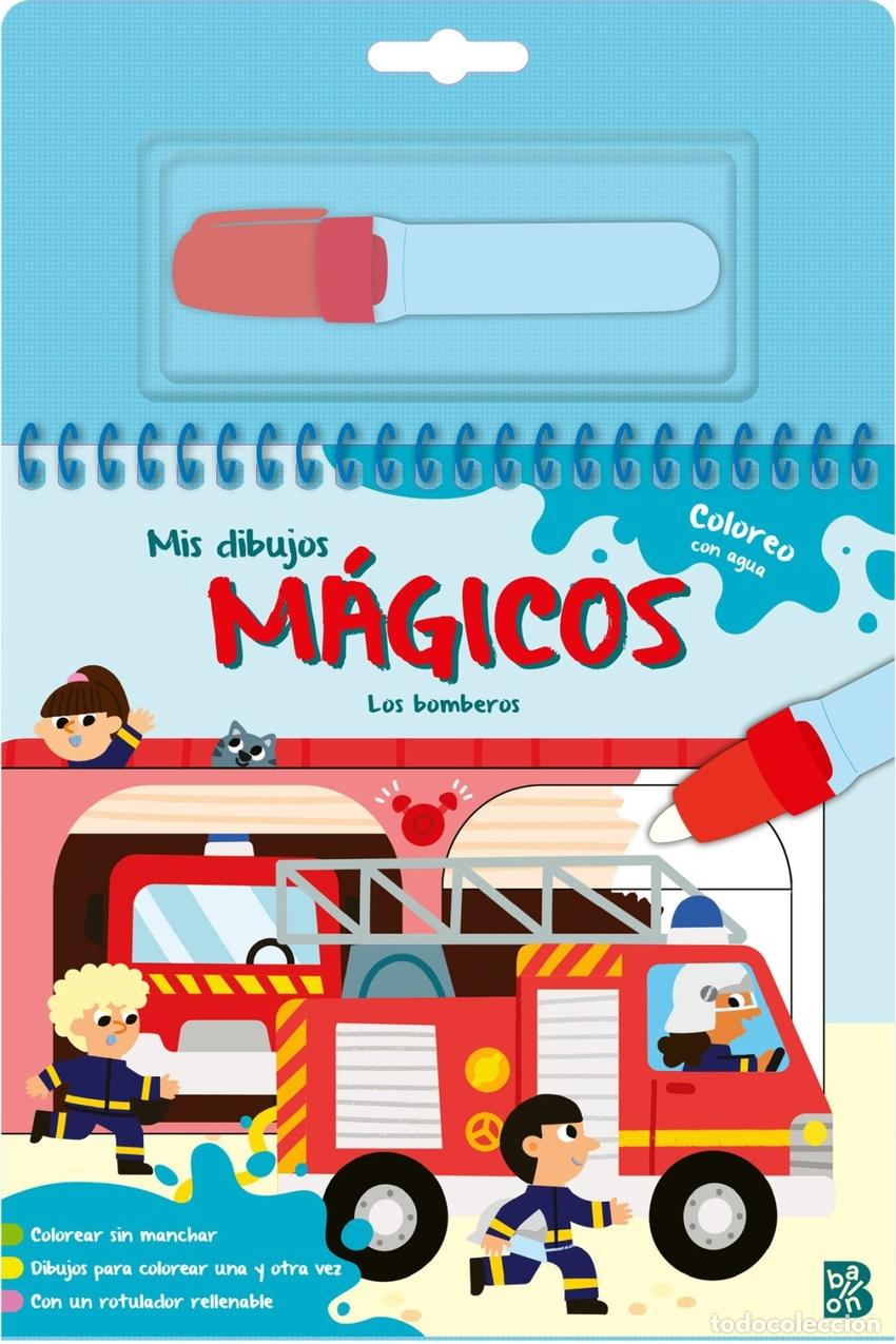 B&uuml;cher: MIS DIBUJOS MAGICOS - COLOREO CON AGUA - LOS BOMBEROS - BALLON