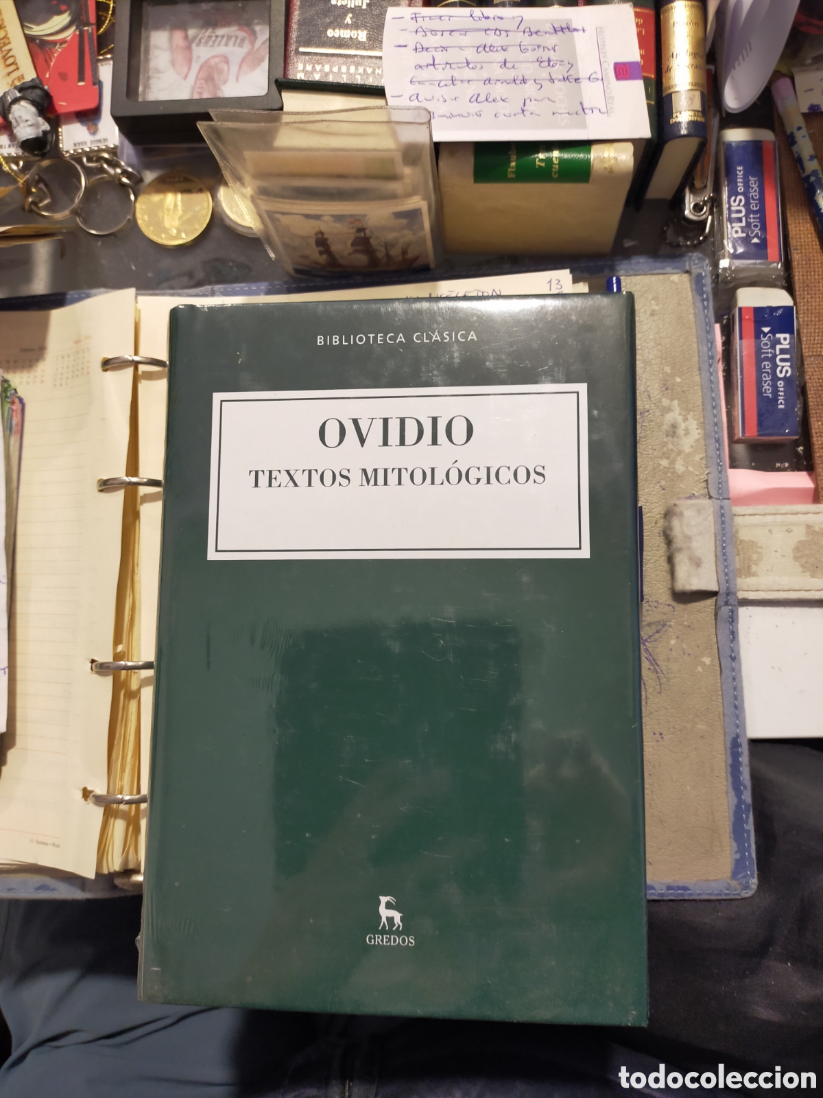 Libros: TEXTOS MITOL&Oacute;GICOS OVIDIO GREDOS PRECINTADO
