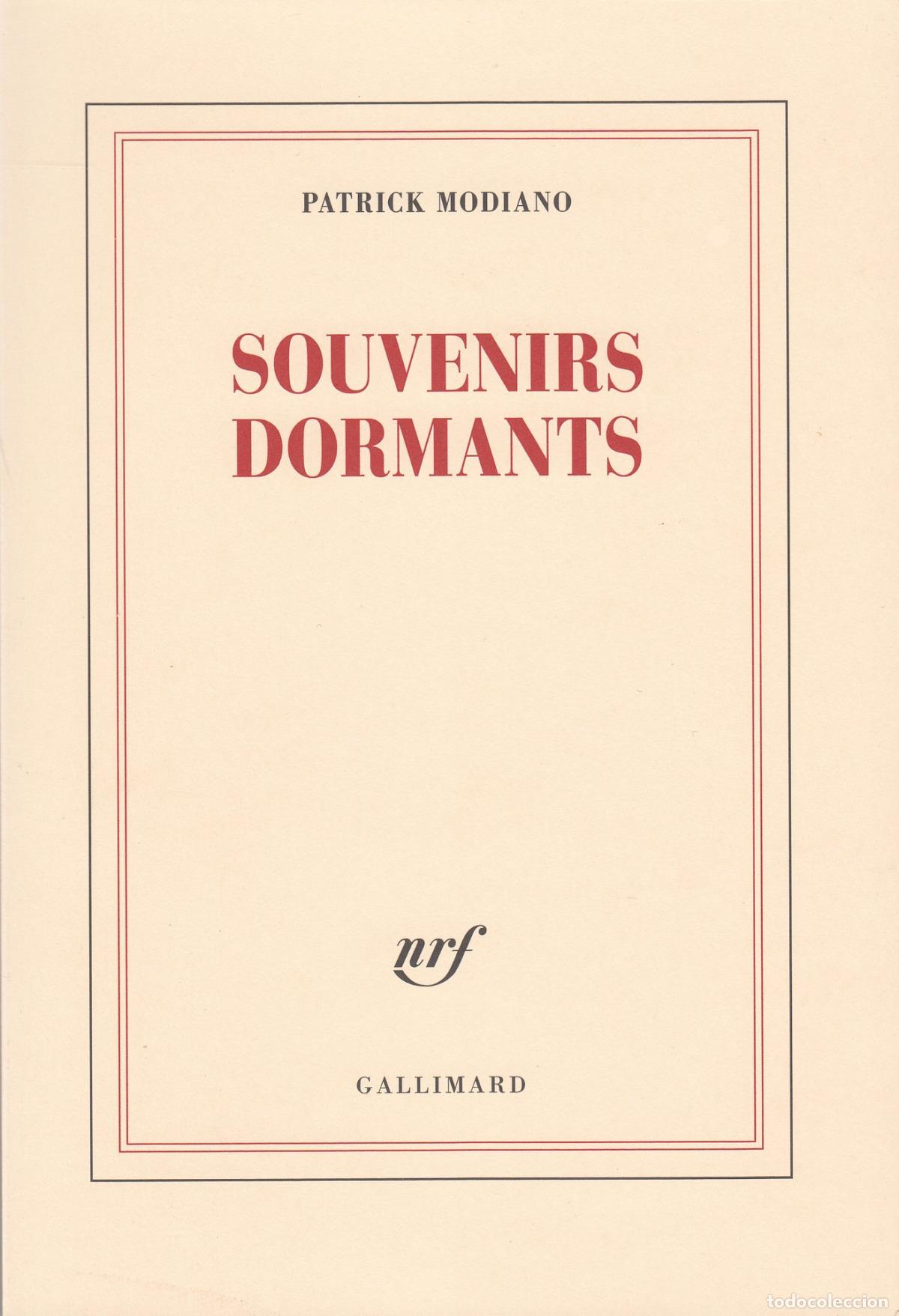 Libros: SOUVENIRS DORMANTS - Modiano, Patrick - Foto 1
