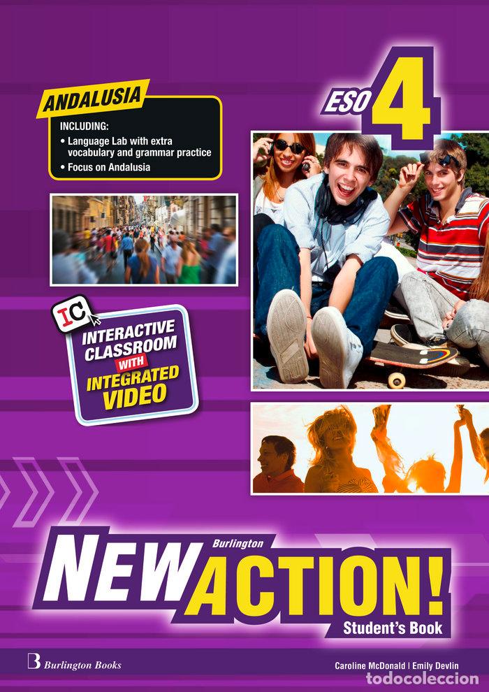 Libros: NEW ACTION 4&ordm;ESO ST ANDALUCIA 16 BURIN34ESO - AA.VV