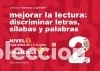 Libros: Mejorar la lectura Discriminaci&oacute;n de letras, s&iacute;labas y palabras Nivel 2: Fichas en color - Jes&uacute;s
