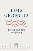 books: Cat&aacute;logo.Luis Cernuda Epistolario, 1924 - 1963