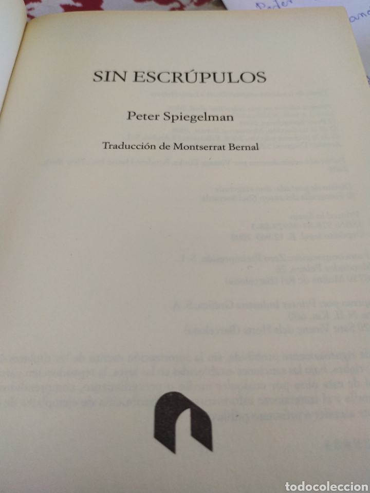 Libros: Sin escr&uacute;pulos - Foto 3